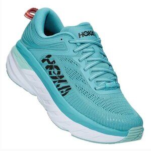 Hoka One One Bondi 7 Aquarelle / Eggshell Blue Women's Running Shoes 8